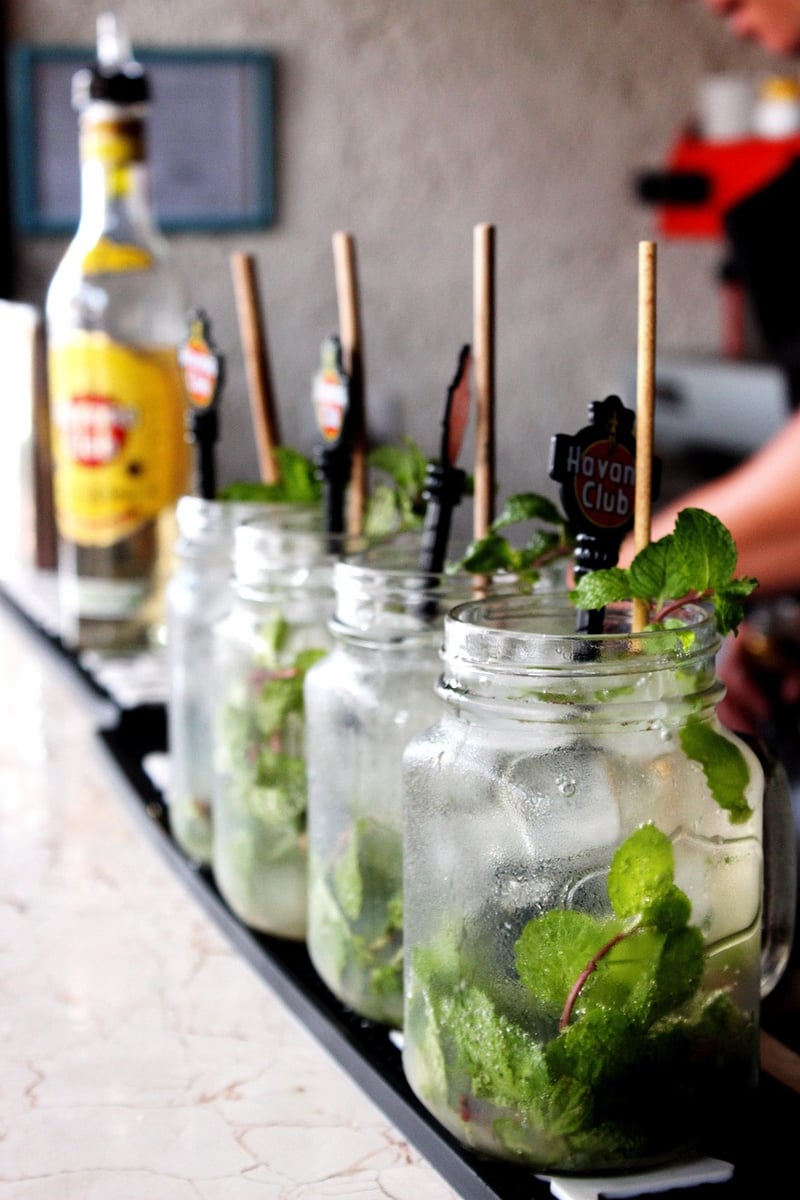 Refreshing virgin mojito